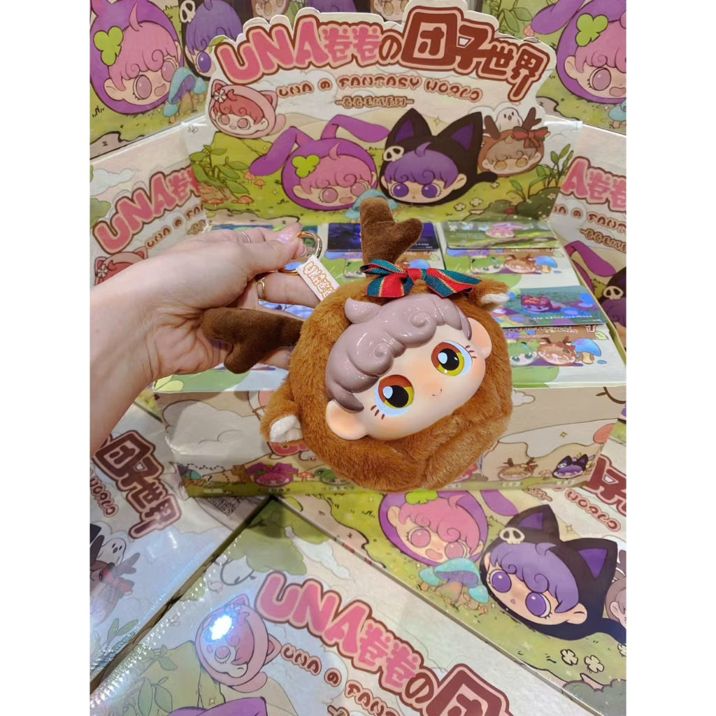 ตุ๊กตาพวงกุญแจ UNA Fantasy World - Roll Plush Toy Series by The Clock Toys