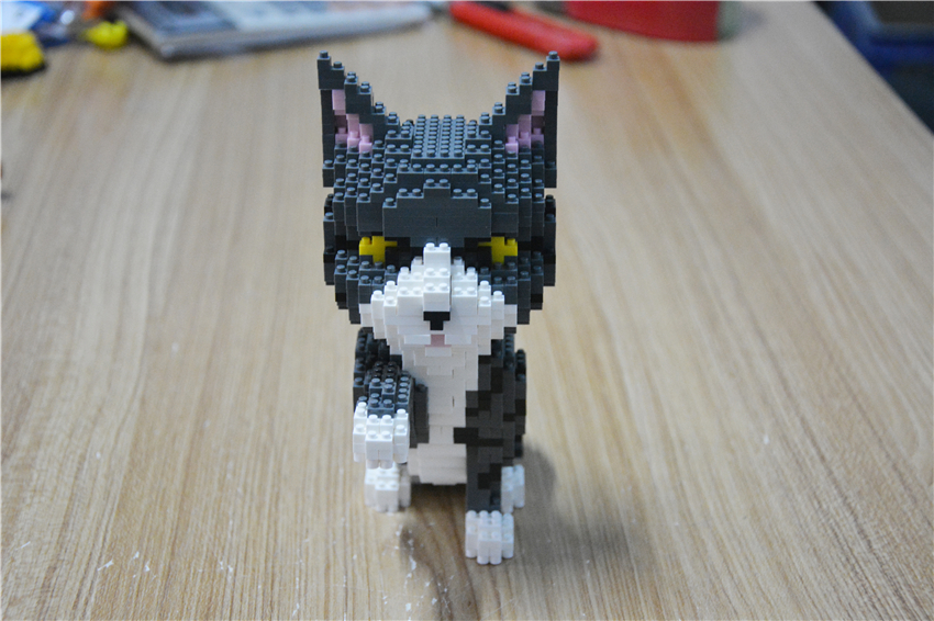 Balody 16038 Gray/White Cat 1300pcs