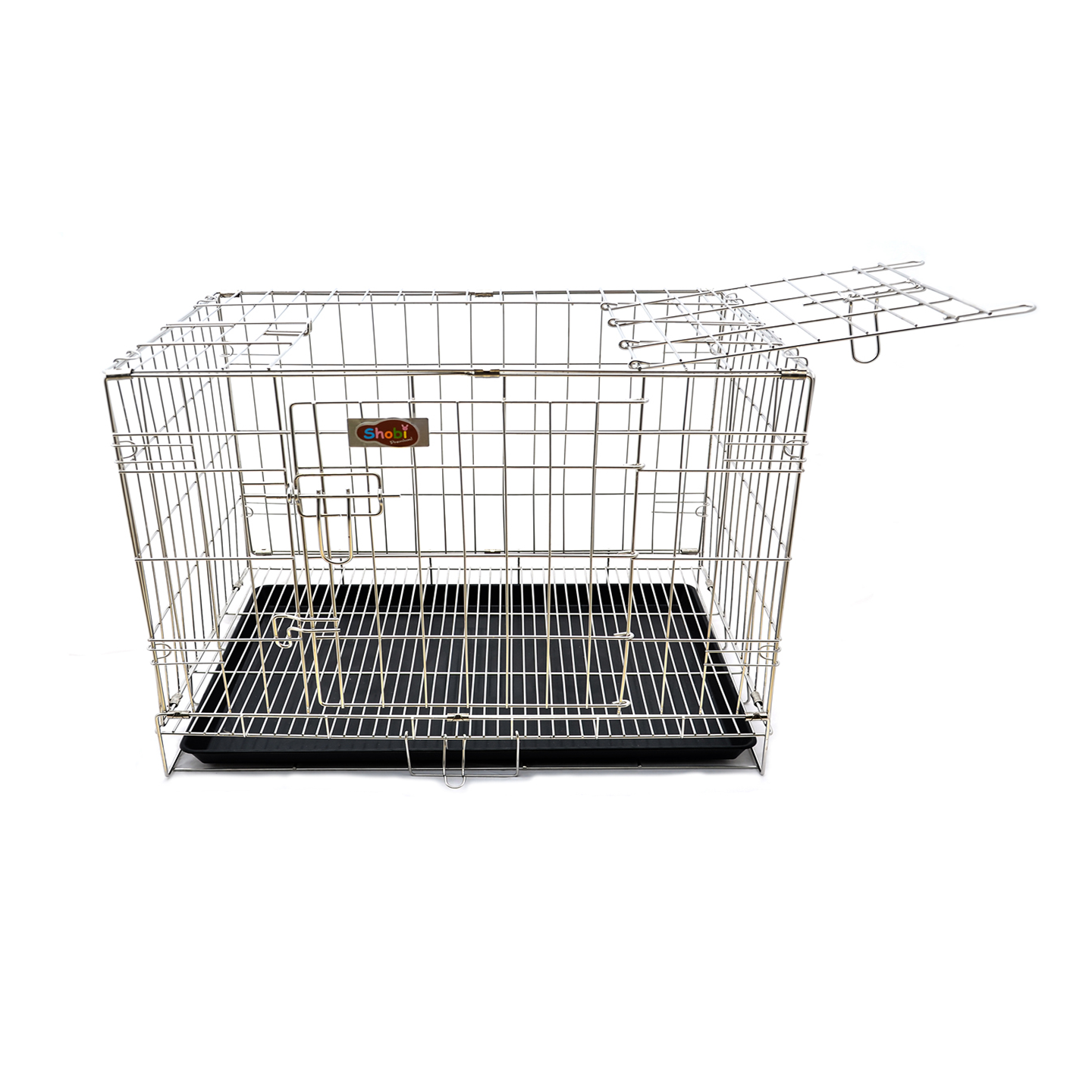 กรงสุนัขสแตนเลส Size L