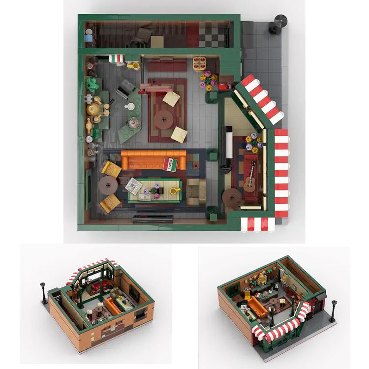 Urge UG 10189 Central Perk Big Bang Theory modular 4638pcs