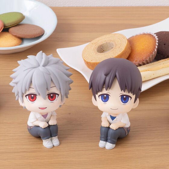 PRE-ORDER : Rukappu Evangelion New Theatrical Version Shinji Ikari & Kaworu Nagisa Set [Limited Bonus with Cushion]
