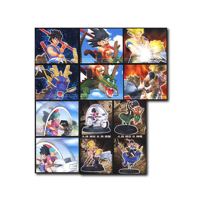 DRAGON BALL Z Fantastic Arts Son Gokou & Shenron Figure by Bandai