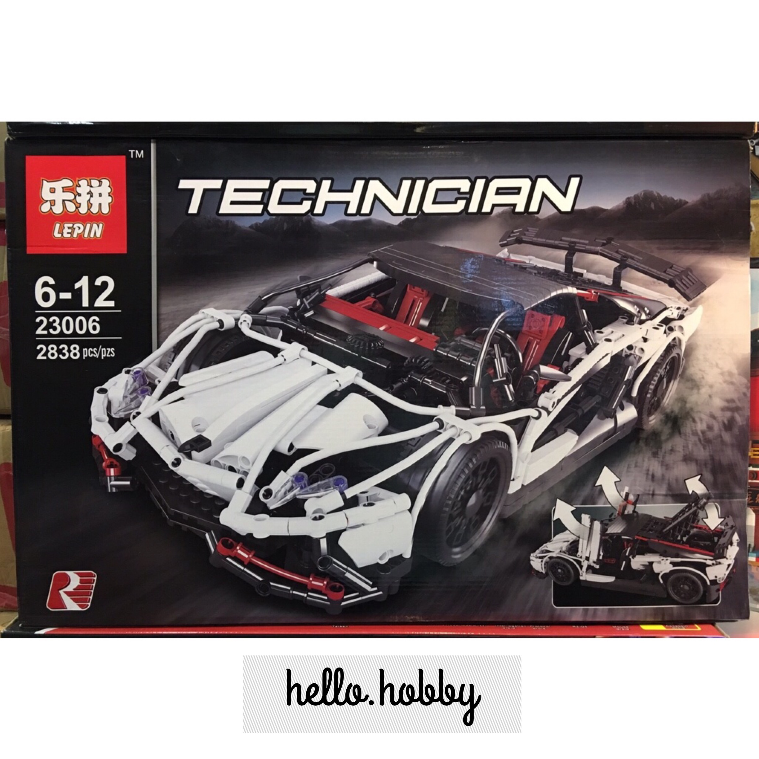 Lepin 23006 Lamborghini MOC-2695 2838pcs