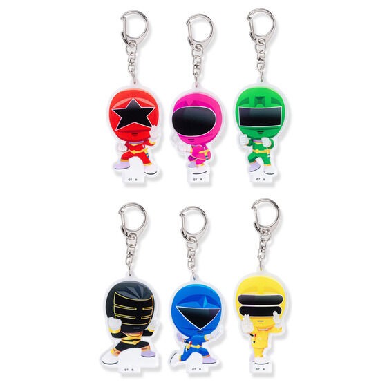 PRE-ORDER : Chouriki Sentai Ohranger Deformed Acrylic Keychain (10 types in total)