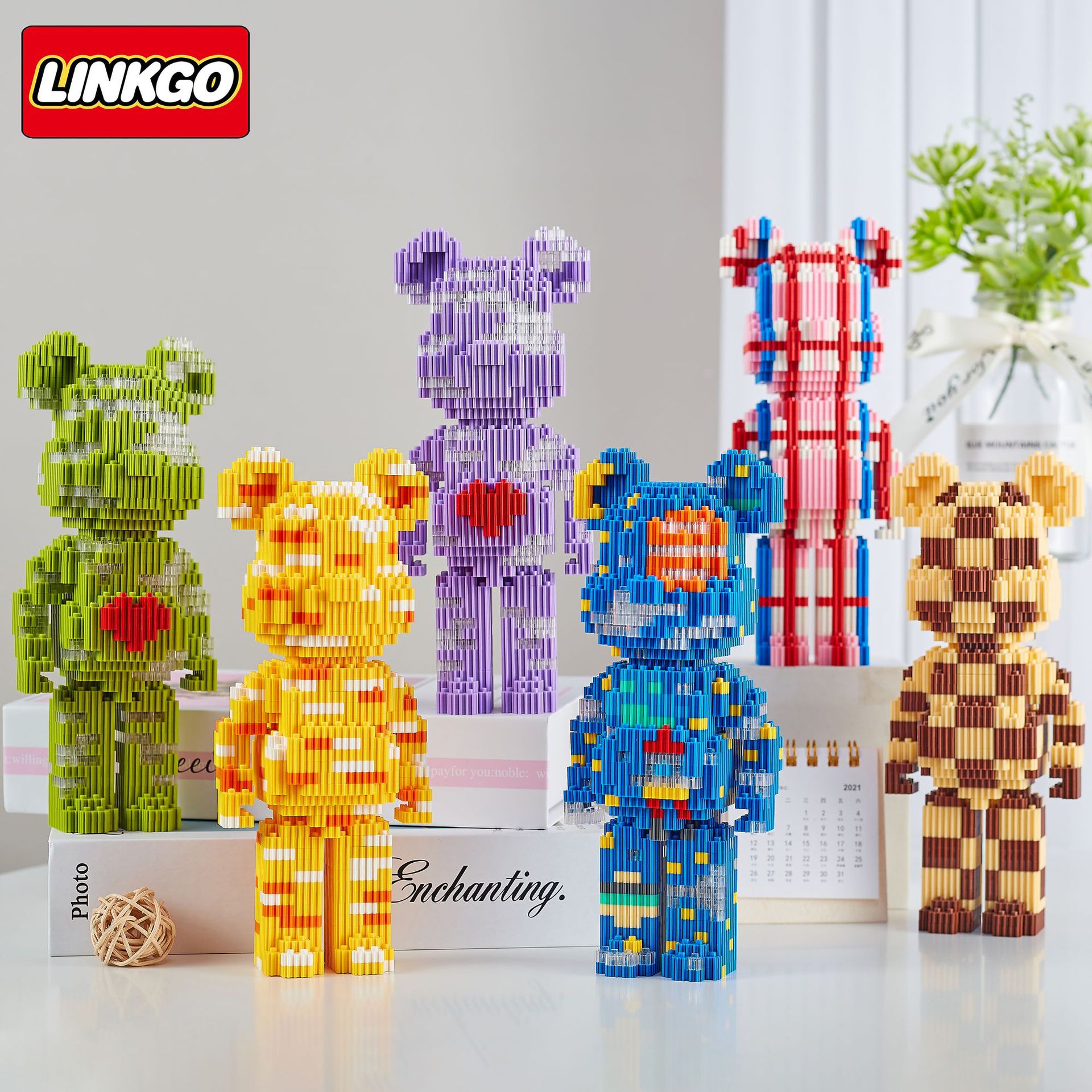 Linkgo 68395-68400 Bearbrick