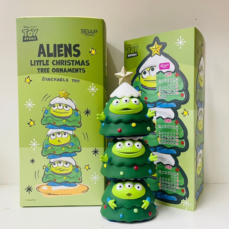 Toy Story - Aliens Little Christmas Tree Ornaments - Stackable Toy by Soap Studio