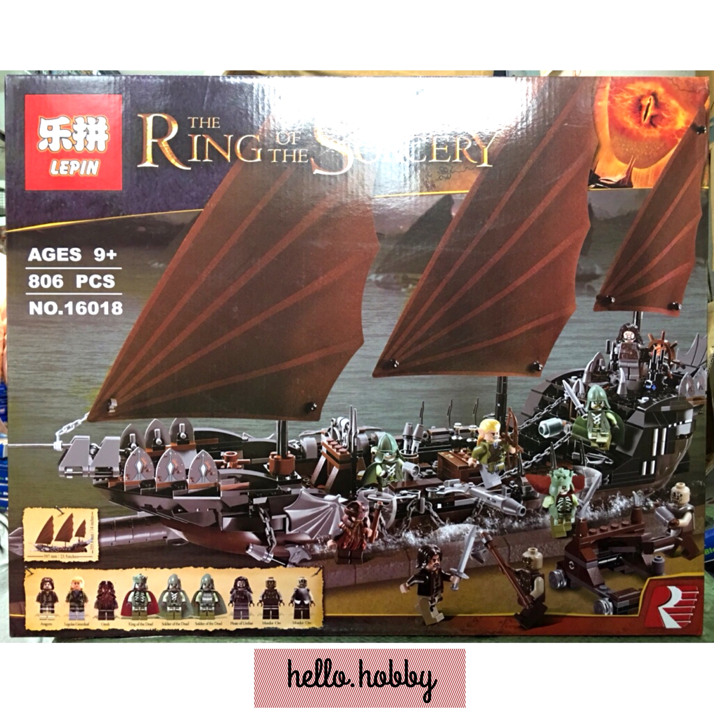 Lepin 16018 The Lord of the Rings Pirate Ship Ambush 756pcs