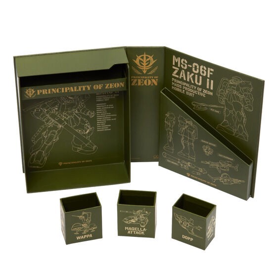 PRE-ORDER : Mobile Suit Gundam Principality of Zeon Desk Tool Box