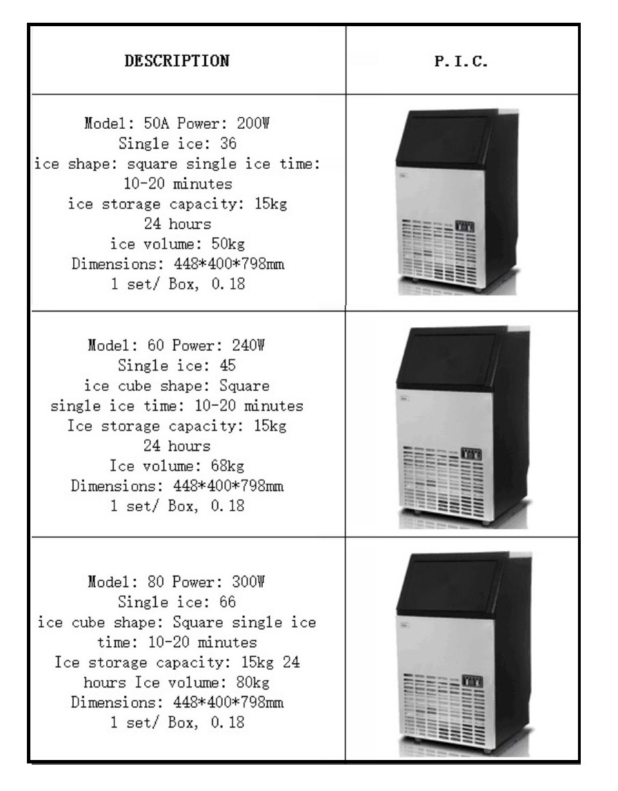 FUJI ICE เครื่องทำน้ำแข็ง 68 kg.
