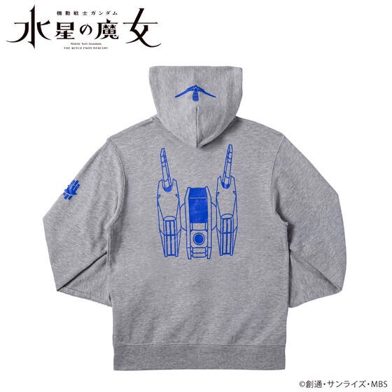 PRE-ORDER : Mobile Suit Gundam: The Witch from Mercury MS Motif Series Zip Parka Gundam Aerial
