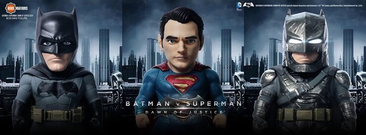 Pre-order : Kids Nations DC01, Batman, Superman, Armored Batman, Set of 3, Batman V Superman by Kids Logic