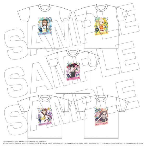 PRE-ORDER : Love Live! Series Official Music Party @C104 T-shirt (5 types)