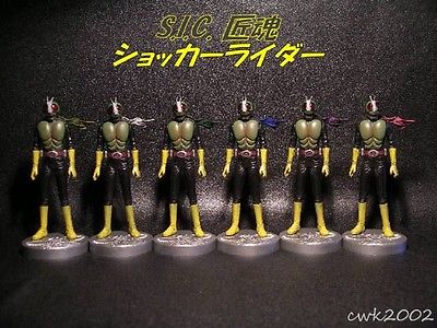 S.I.C Takumi Damashii Shocker Riders by Bandai (Set of 6)