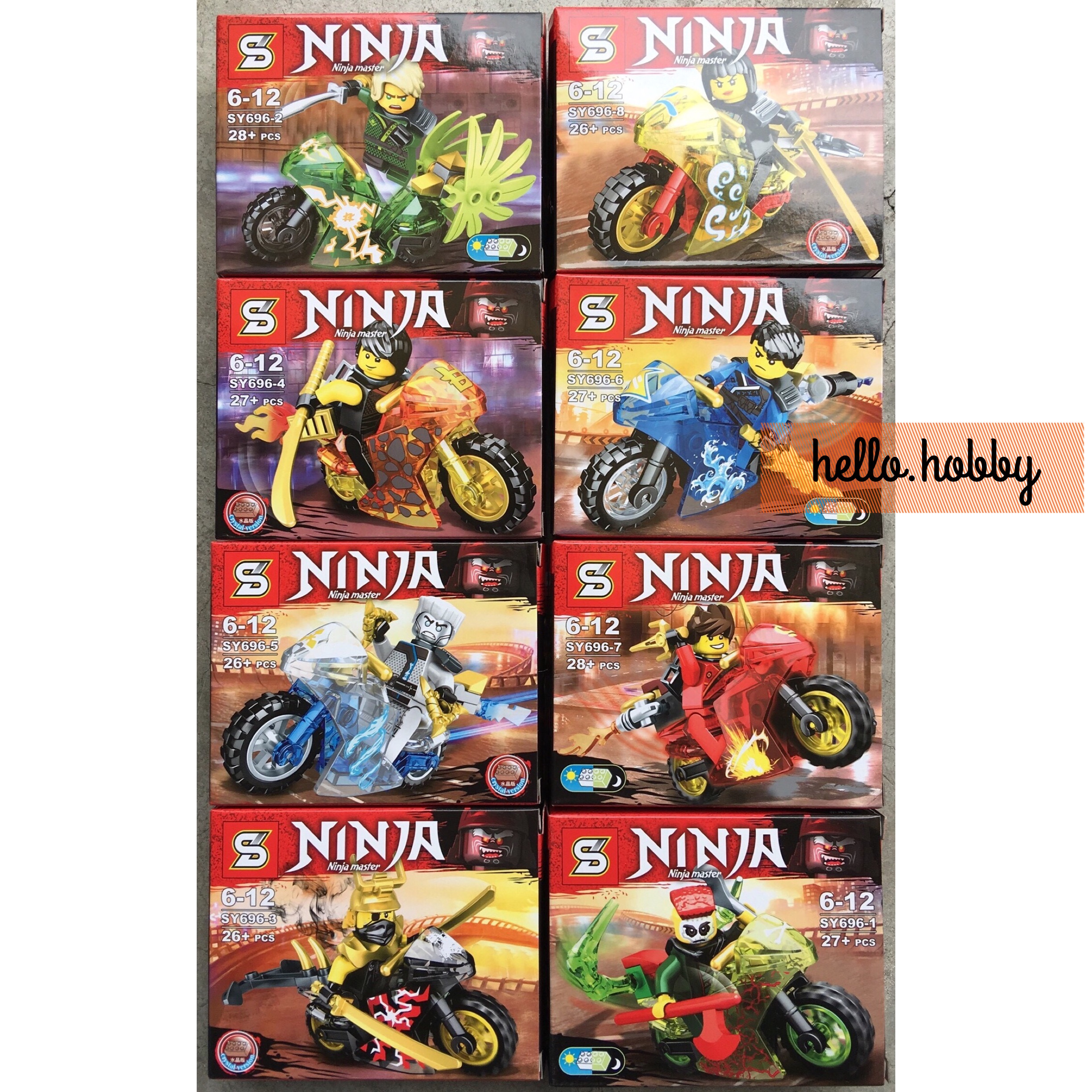 SY 696 1-8 Ninjago