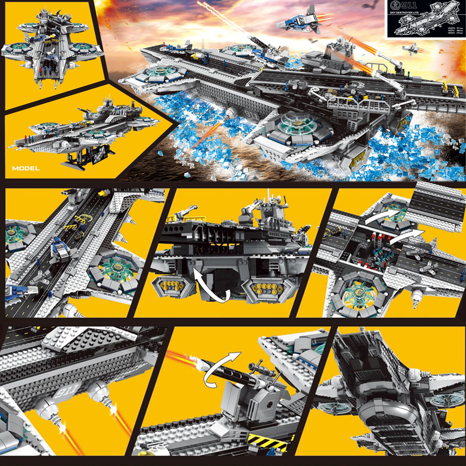 Sembo SY911 The SHIELD Helicarrier 4288pcs
