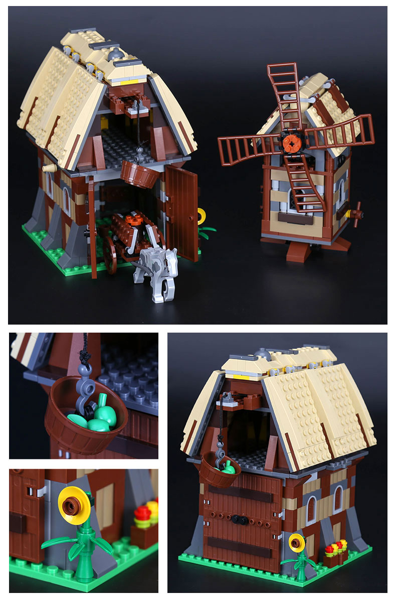 Lepin 16049 Mill Village Raid 742pcs