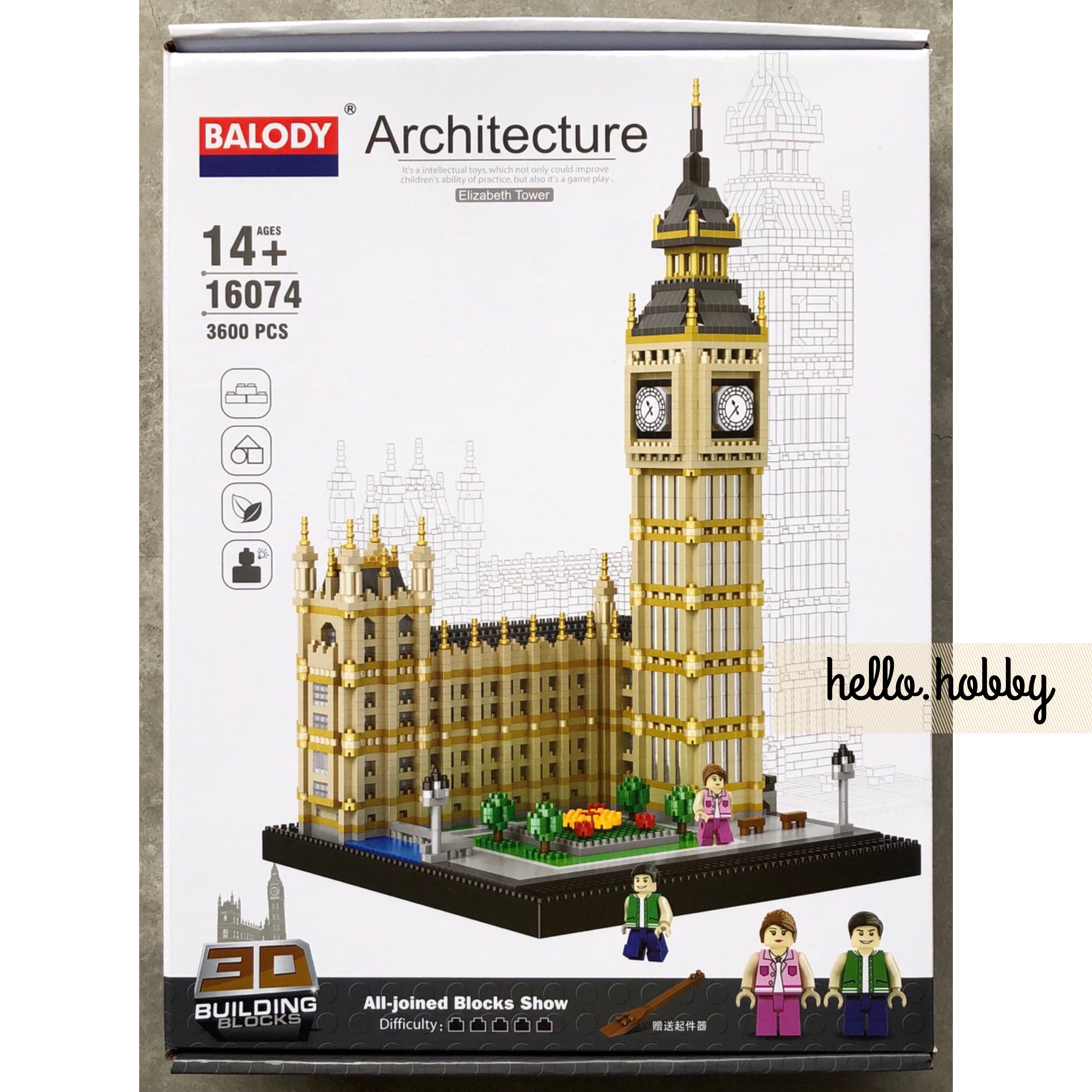 Balody 16074 Elizabeth Tower 3600pcs