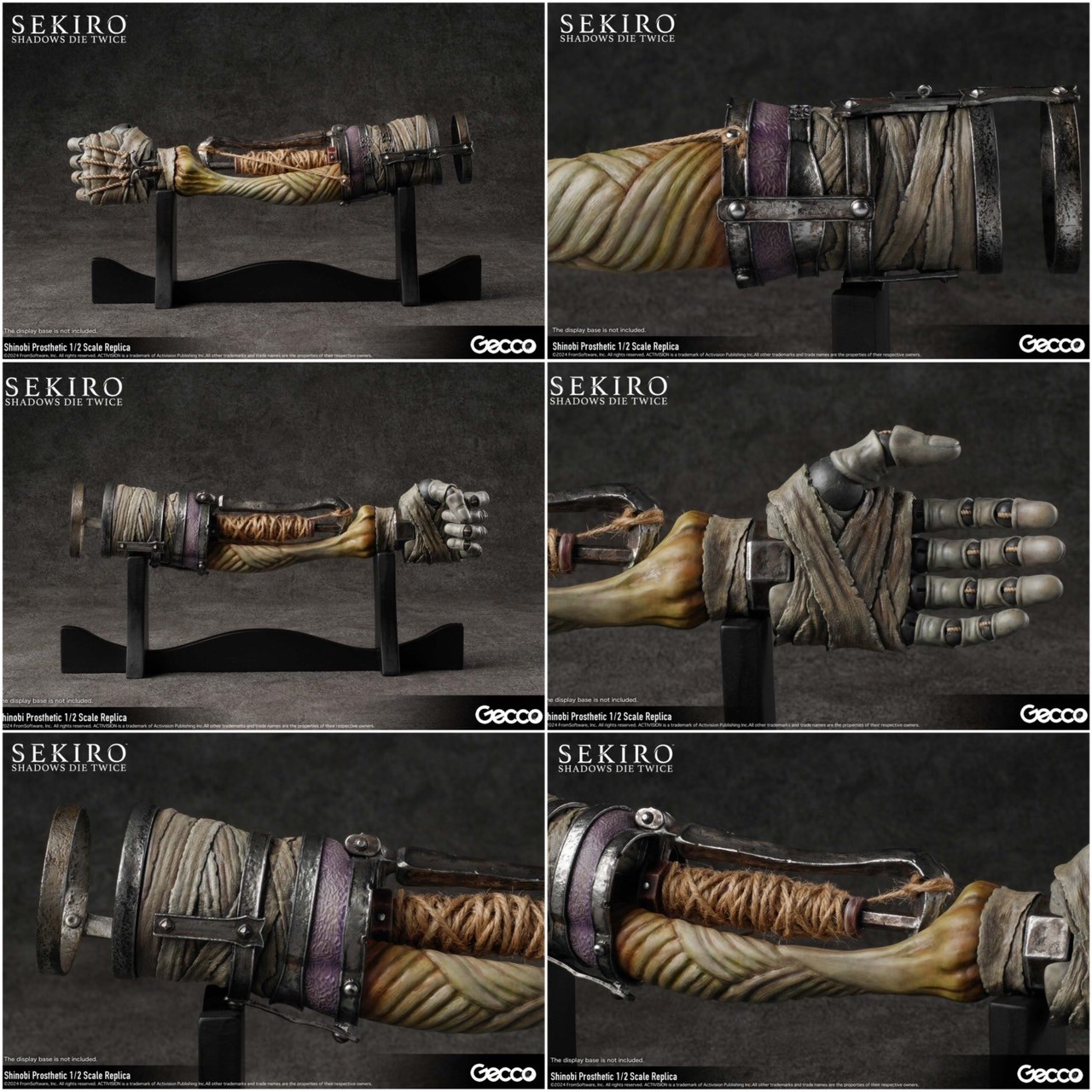 Pre-order : SEKIRO: SHADOWS DIE TWICE Shinobi Prosthetic 1/2 Scale Replica by Gecco