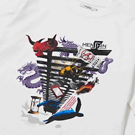 PRE-ORDER : Design T-shirt -COLLAGE- Kamen Rider Den-O | HENSHIN by KAMEN RIDER
