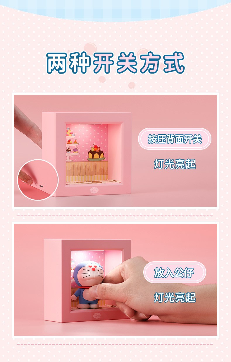 โคมไฟ โดเรม่อน ลิขสิทธิ์แท้ Doraemon Mini Photo Frame Night Light