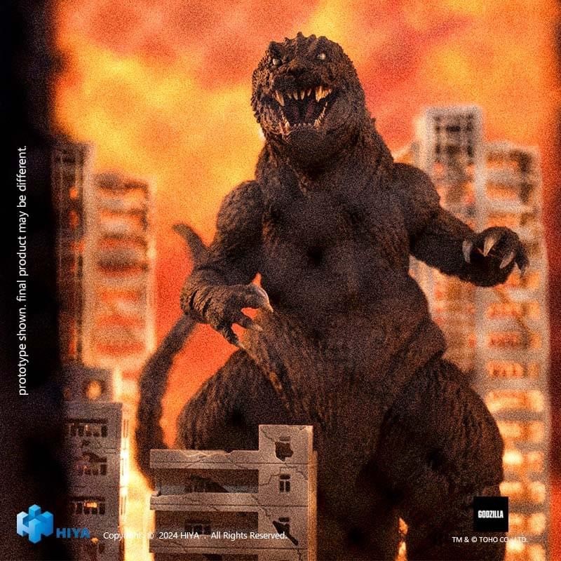 Pre-order : EXQUISITE BASIC Series Godzilla, Mothra and King Ghidorah: Giant Monsters All-Out Attack (2001) Godzilla GMK (2001) Action Figure by Hiya Toys