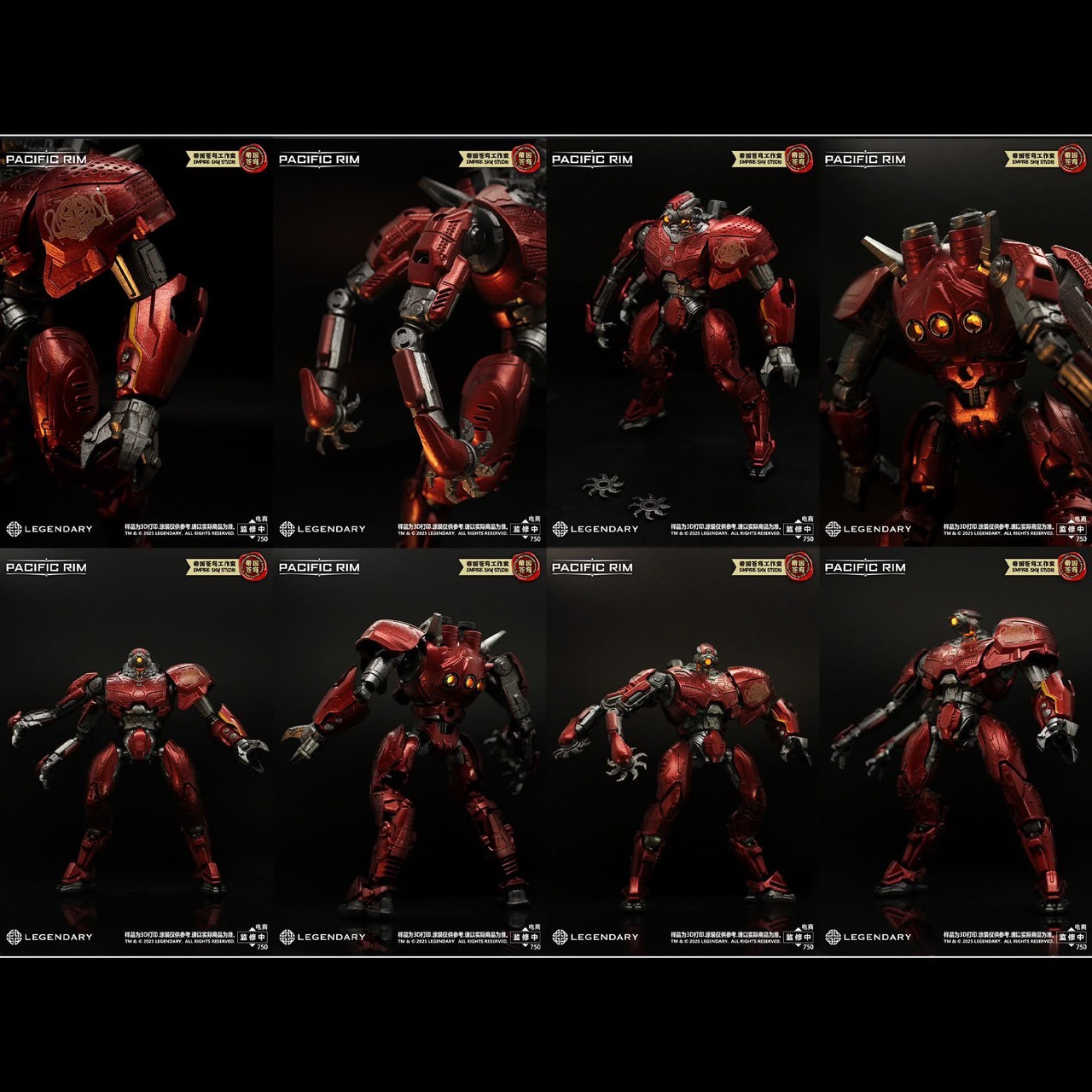 Pre-order : Pacific Rim Plastic Model Kit by Empire Sky Studio (Set of 4)