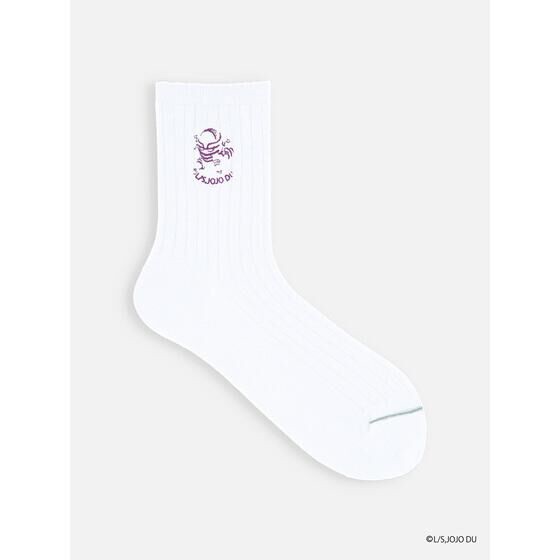 PRE-ORDER : "JoJo's Bizarre Adventure: Diamond is Unbreakable" Sock Shop Collaboration Embroidered Socks