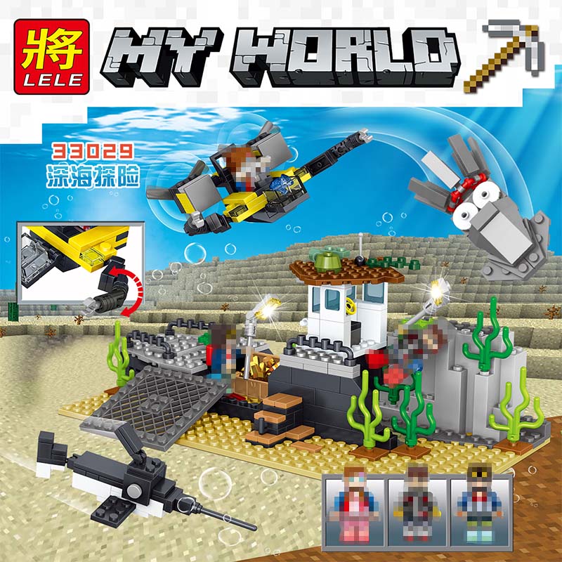 Lele 33029 Minecraft Deep Sea Adventure 351pcs
