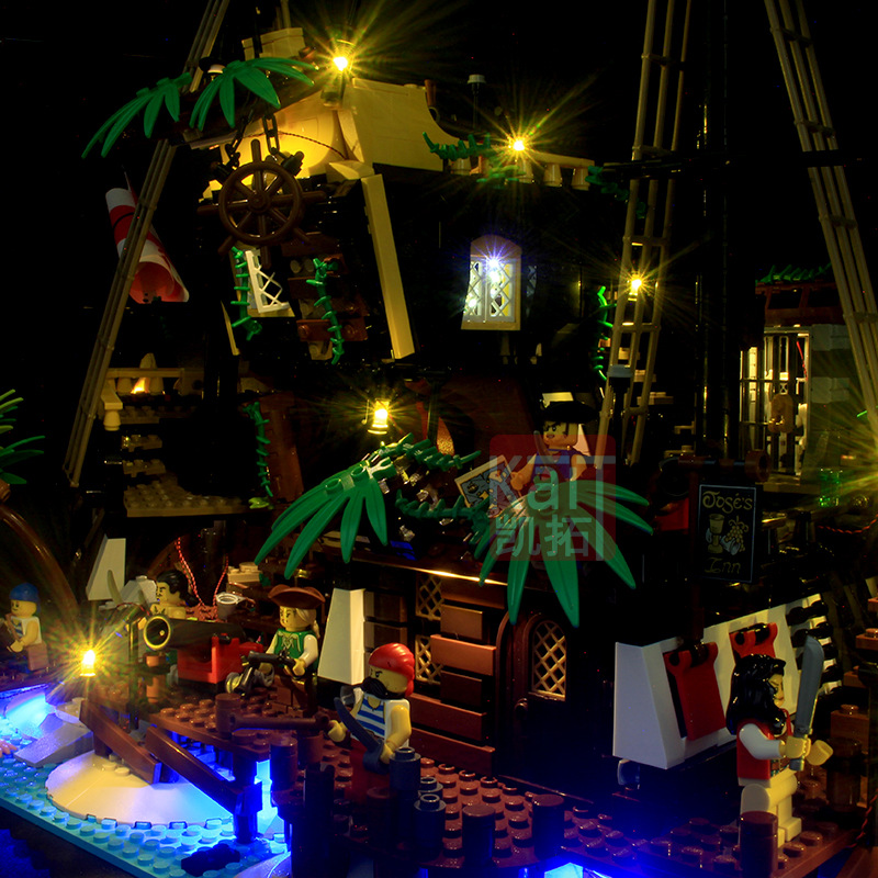 Zebra Blocks 698998 Pirate Ship 2545pcs (ไม่มีไฟ)