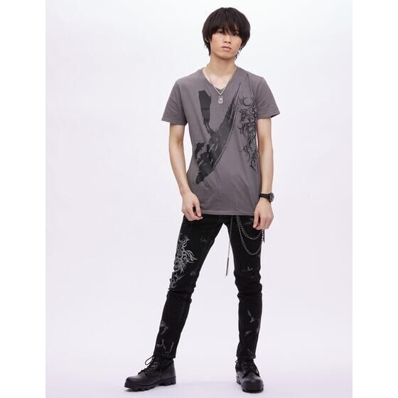 PRE-ORDER : Avataro Sentai Donbrothers x h.NAOTO Inuzuka Tsubasa Inuzuka Tribal Stretch Denim