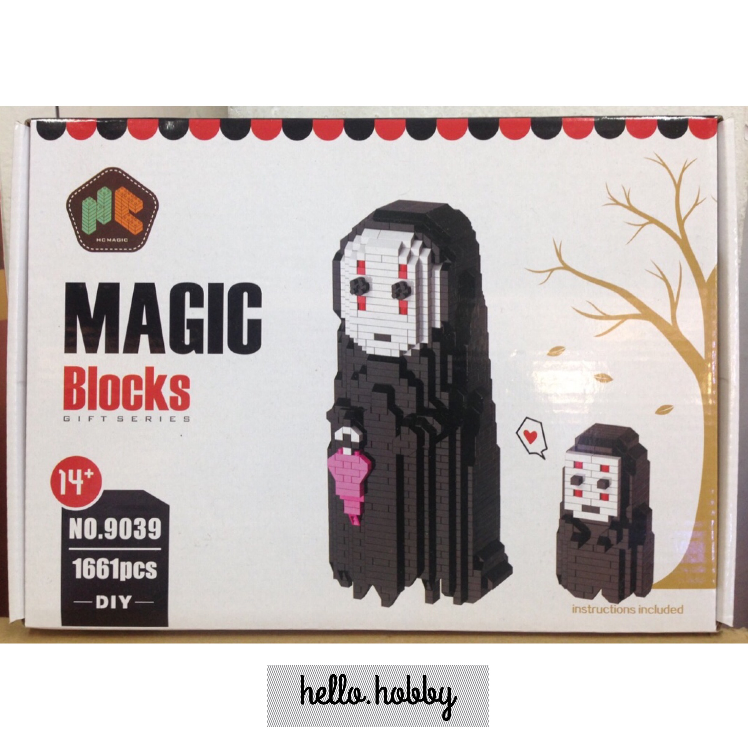 HC Magic 9039 Spirited Away Kaonashi No Face 1661pcs