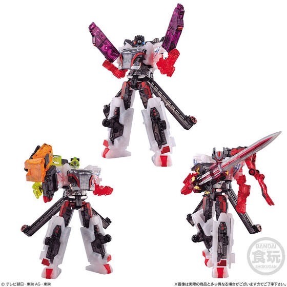 PRE-ORDER : Mini Pla Bakuage Gattai Series SP Boonboomger Robo & Boonboomger Set Bakuage Clear ver.