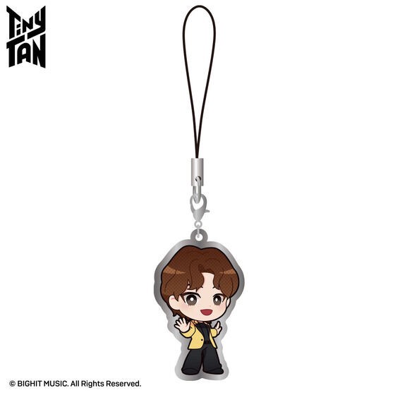 PRE-ORDER : TinyTAN Metal Charm Strap Butter