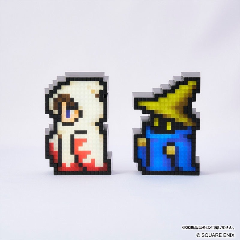 Pre-order : Final Fantasy Pixelight FF Pixel Remaster Black Mage / White Mage by Square Enix (Reissue)