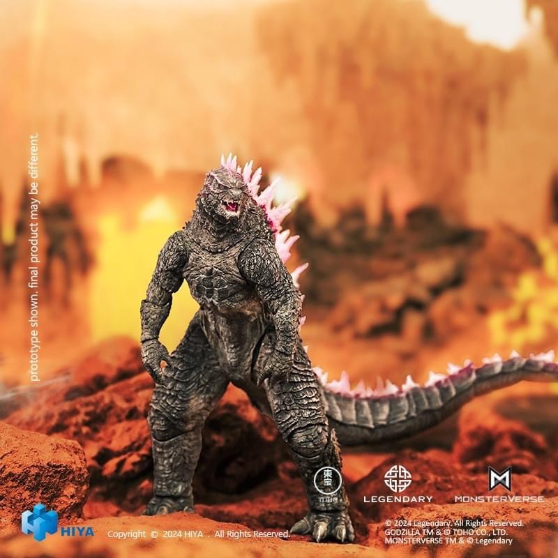Pre-order : EXQUISITE BASIC Series Godzilla x Kong: The New Empire Godzilla Evolved Ver. Action figure by Hiya Toys