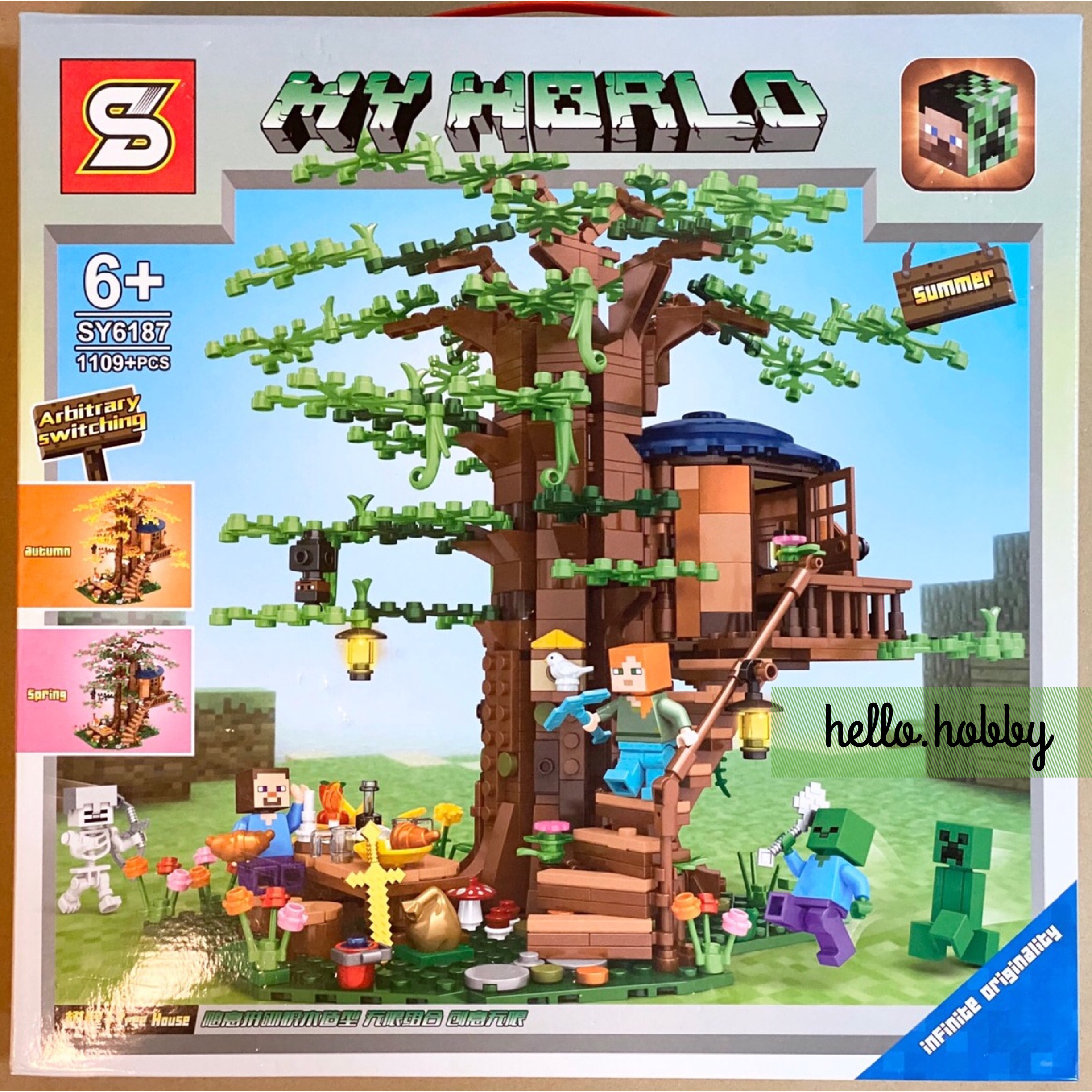 Sy 6187 Minecraft 1109pcs