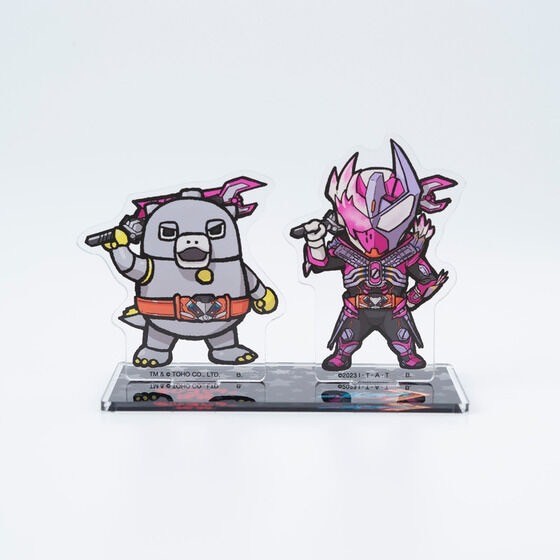 PRE-ORDER : Kamen Rider Gotchard x Chibi Godzilla's Counterattack Acrylic Stand (5 types)