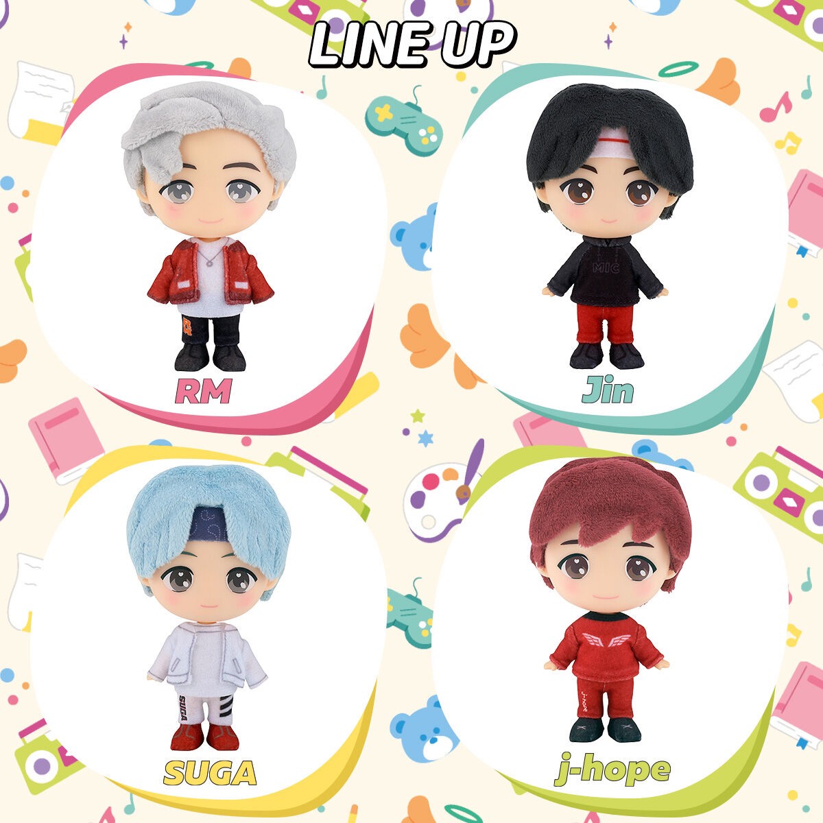 PRE-ORDER : HOODIEFiGU TinyTAN(RM / Jin / SUGA / j-hope / Jimin / V / Jung Kook)