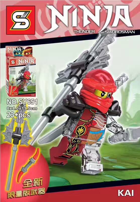 SY 651 Ninjago with Half Transparent Bodies