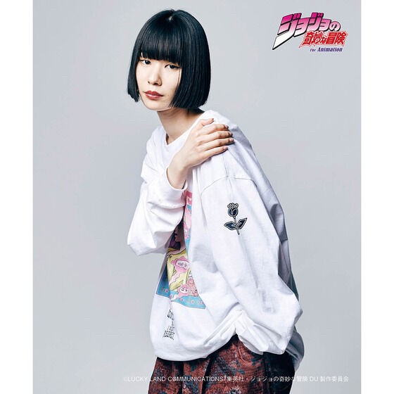 PRE-ORDER : JoJo's Bizarre Adventure: Diamond is Unbreakable [glamb] Yukako Yamagishi Long Sleeve T-shirt