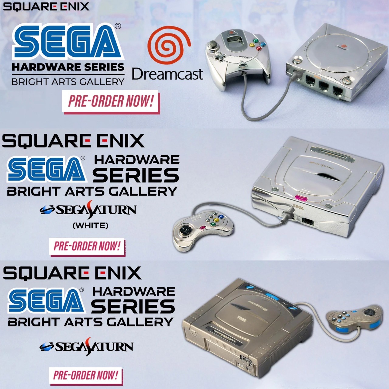 Pre-order : SEGA Hardware Series BRIGHT ARTS GALLERY by Square Enix (6 types in total)