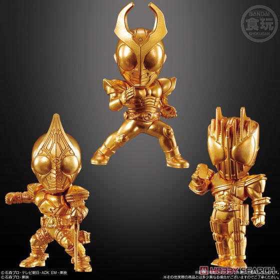 ฟิกเกอร์ Kamen Rider Gold Figure vol. 01 by Bandai (Set of 16)