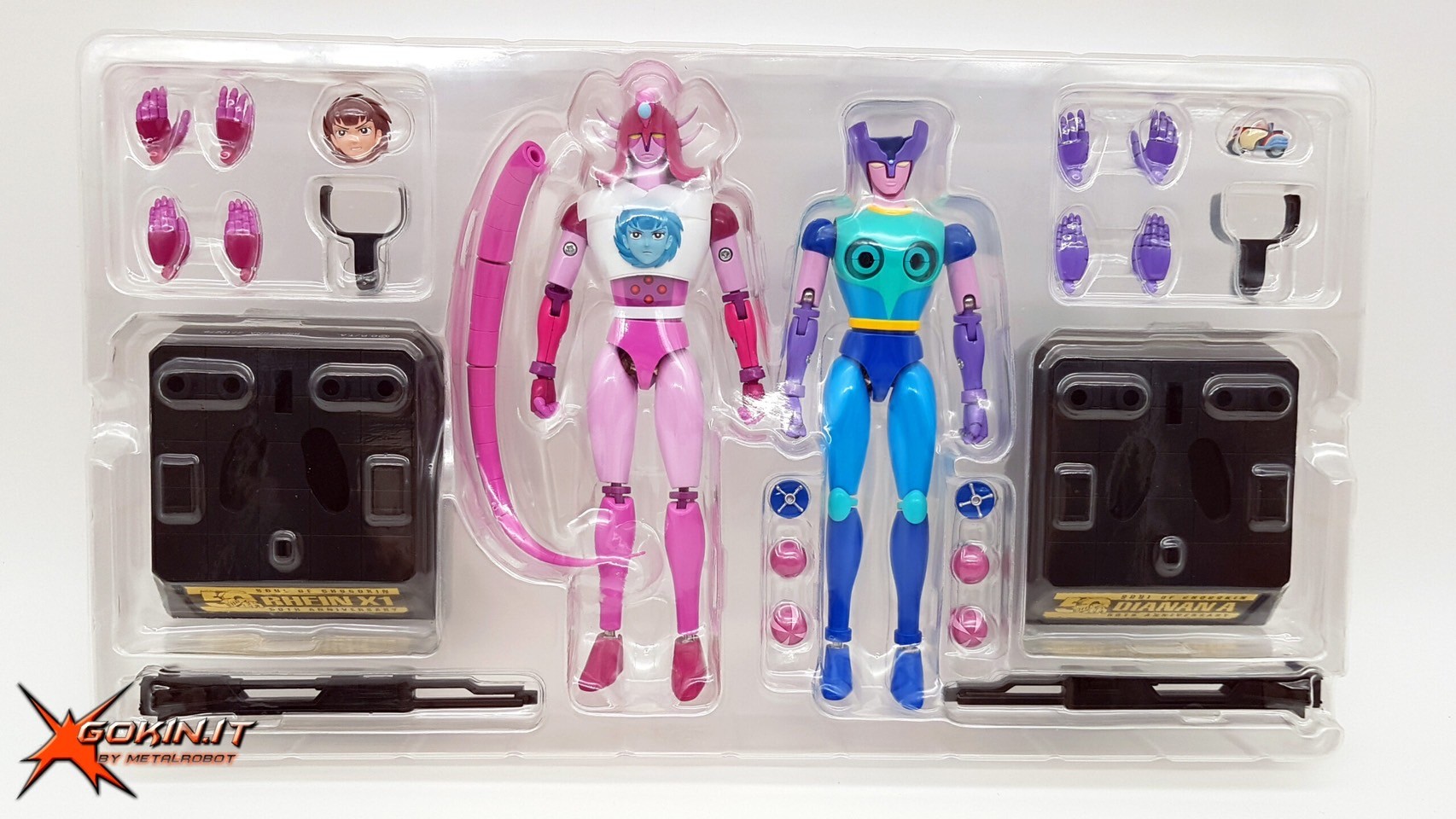 Soul of Chogokin - GX-108 Rhein X1 & Dianan A By Bandai