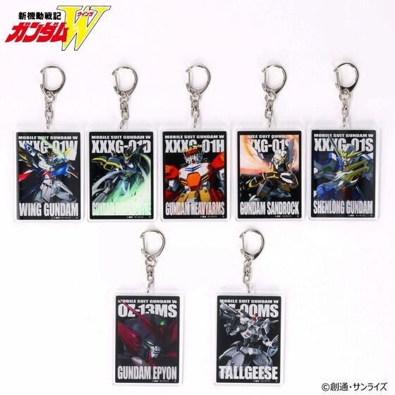 PRE-ORDER : New Mobile Report Gundam Wing Acrylic Charm (7 types)