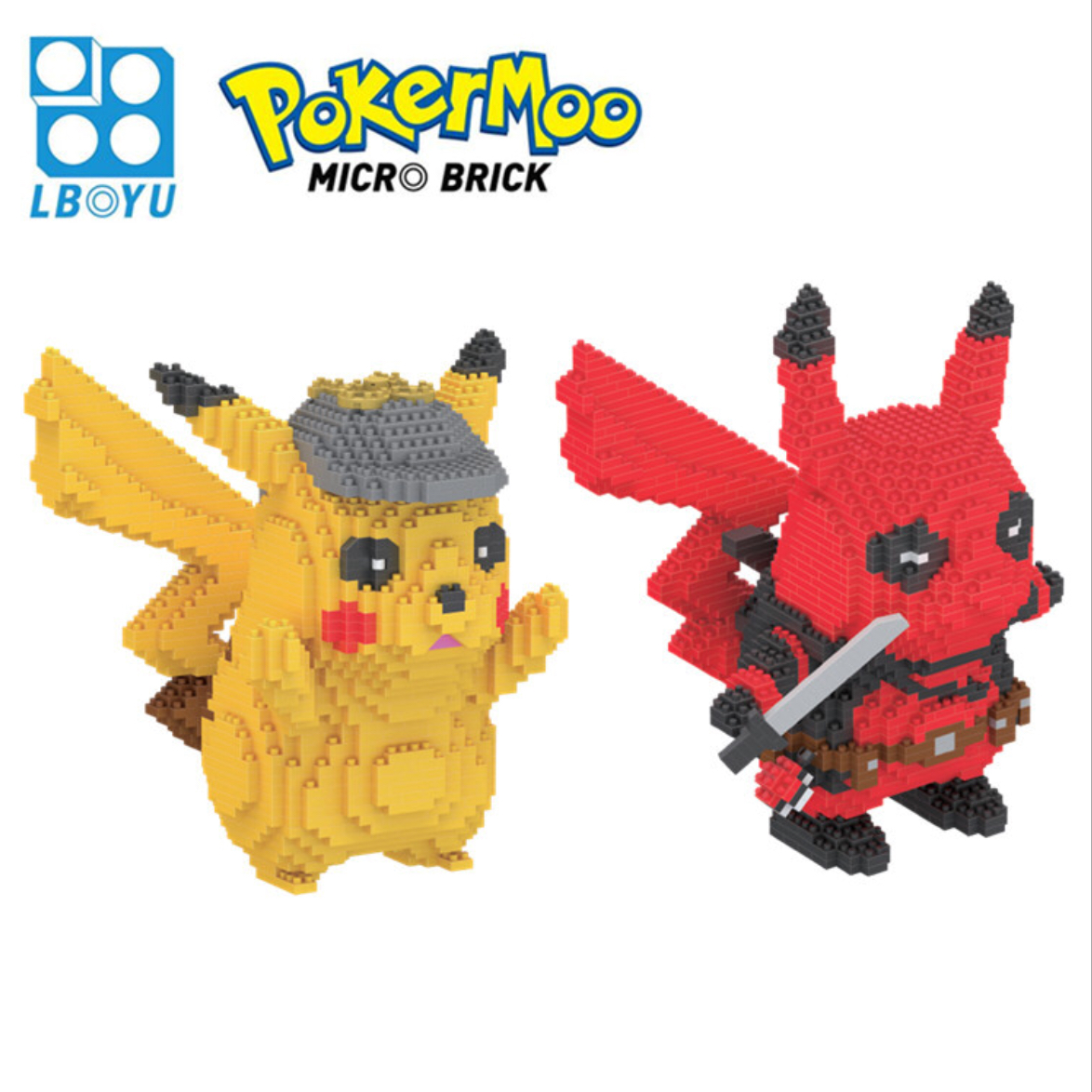 Boyu 7080A Pokemon Pikachu Detective Ver. 1400pcs