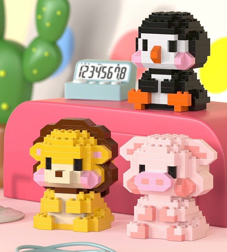 ตัวต่อนาโน Size M - Lele Brother - W 1501 Aaggrieved Animal