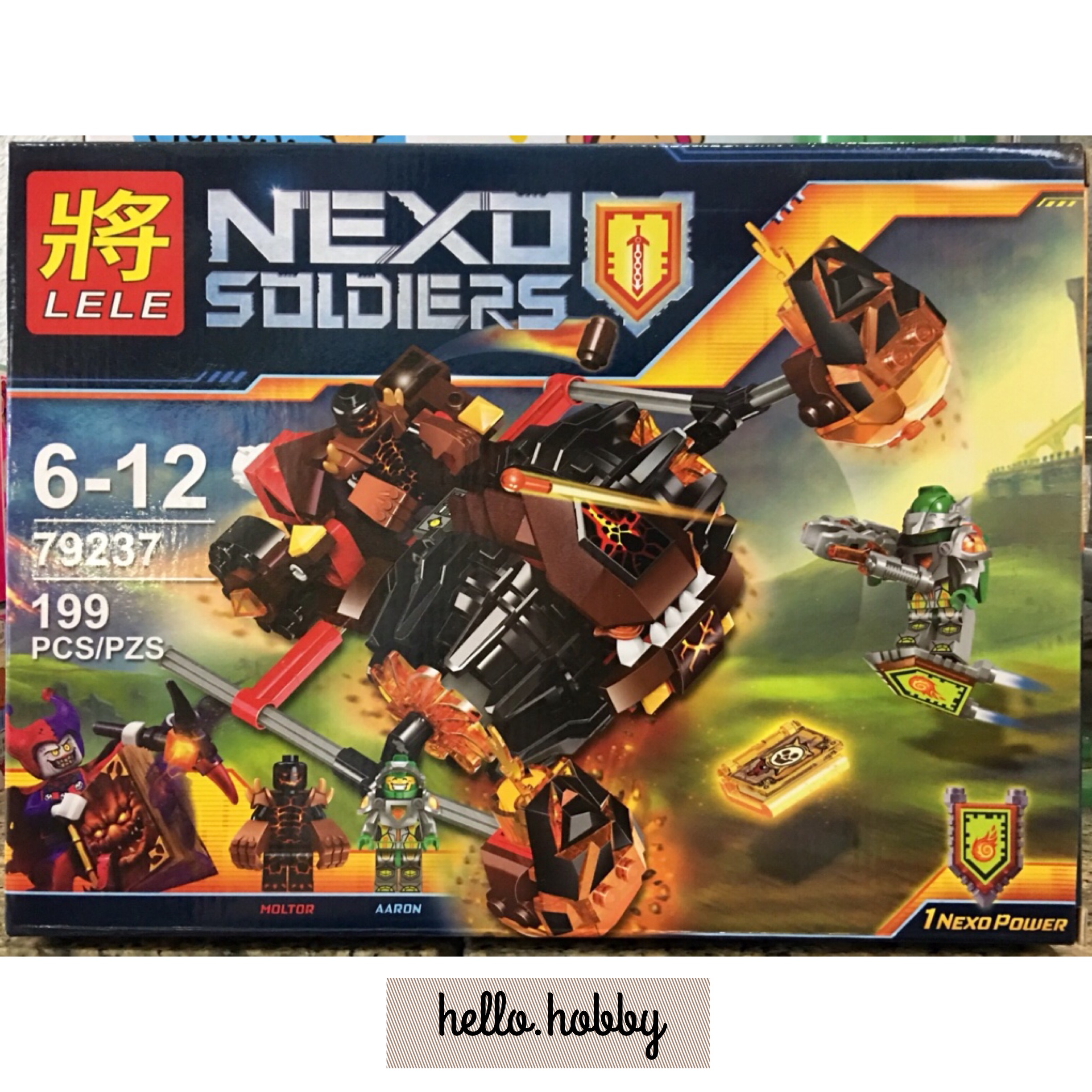 Lele 79237 Nexo Knights Moltor’s Lava Smasher 199pcs
