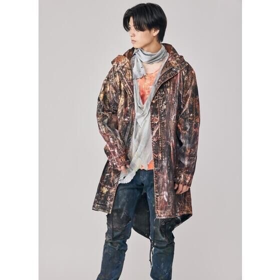PRE-ORDER : Kamen Rider Gotchard x h.NAOTO Gotchard Daybreak Grunge Style Mod Coat
