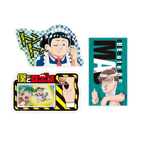 PRE-ORDER : Carddass Online Me & Roboco Sticker Set (Random)