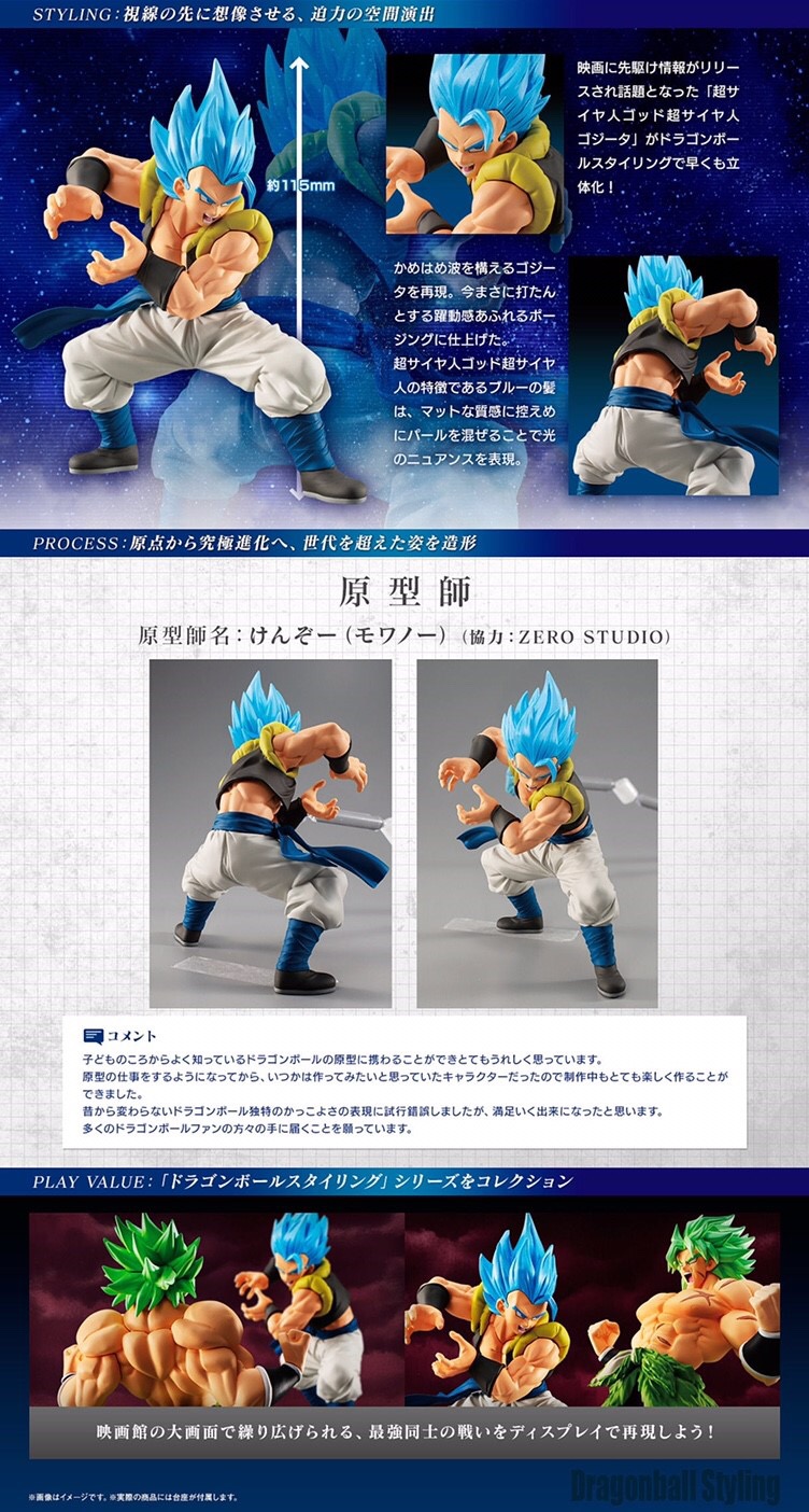 PRE-ORDER - DRAGON BALL STYLING - SUPER SAIYAN GOD SUPER SAIYAN GOGETA PVC FIGURE (CANDY TOY)